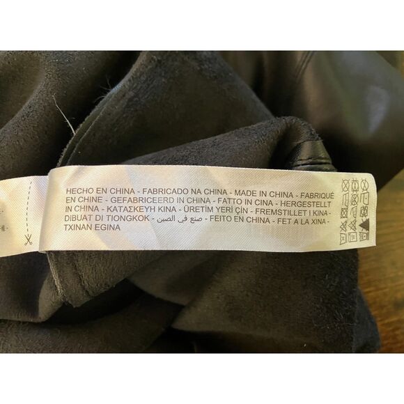 Zara high rise bootcut faux leather pants - Picture 5 of 14